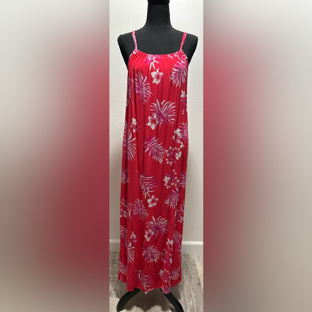 Favlux Fashion Tropical Print Dress - Large - Multicolored - Used